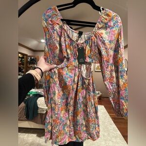 Wild Fable Floral Mini Dress - Multicolor
